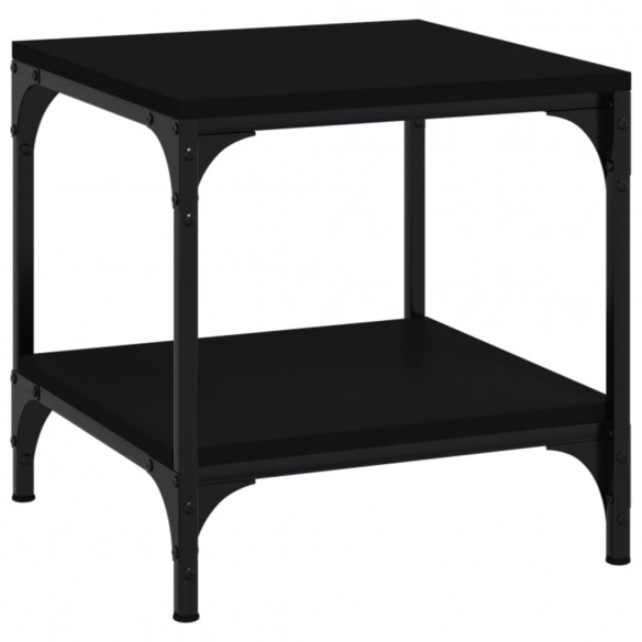 Tables d'appoint 2 pcs Noir 40x40x40 cm  Tables d'appoint 2 pcs Noir 40x40x40 cm