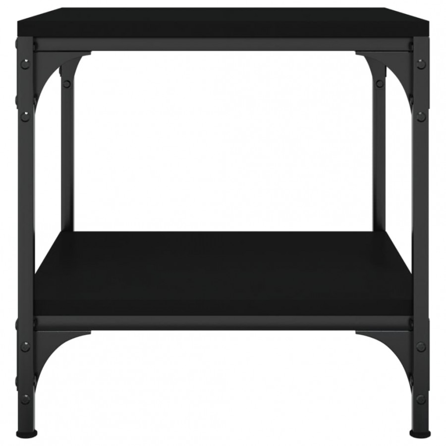 Tables d'appoint 2 pcs Noir 40x40x40 cm