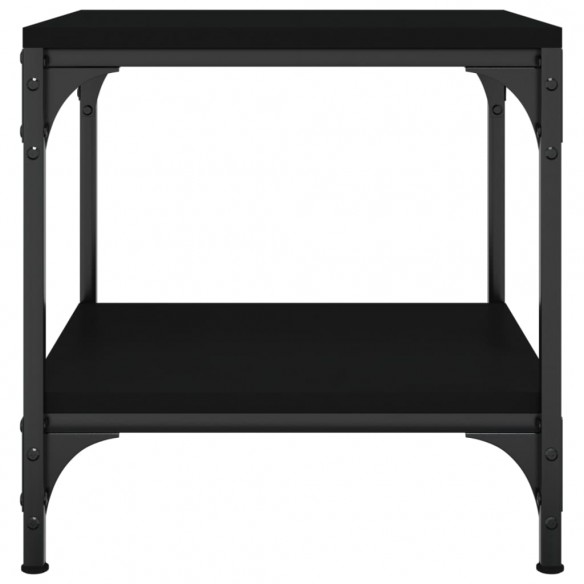Tables d'appoint 2 pcs Noir 40x40x40 cm  Tables d'appoint 2 pcs Noir 40x40x40 cm