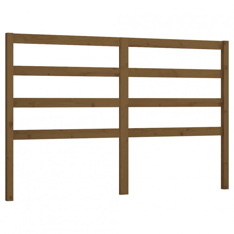 Tête de lit Marron miel 141x4x100 cm Bois massif de pin