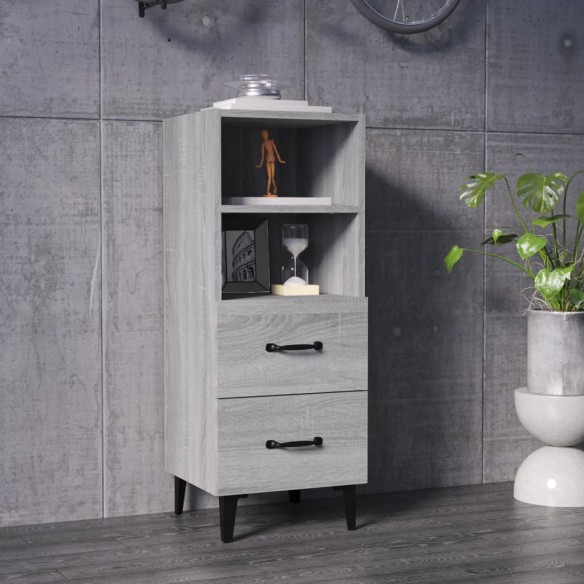 Buffet Sonoma gris 34,5x34x90 cm 