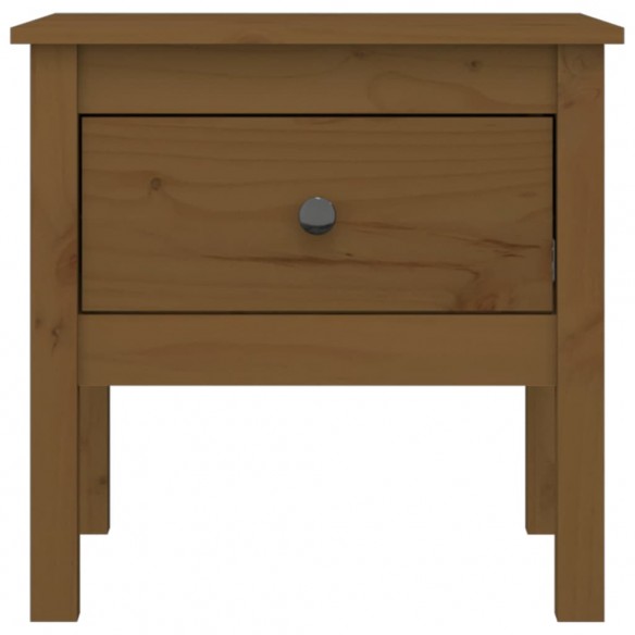 Table d'appoint Marron miel 50x50x49 cm Bois massif de pin Table d'appoint Marron miel 50x50x49 cm Bois massif de pin