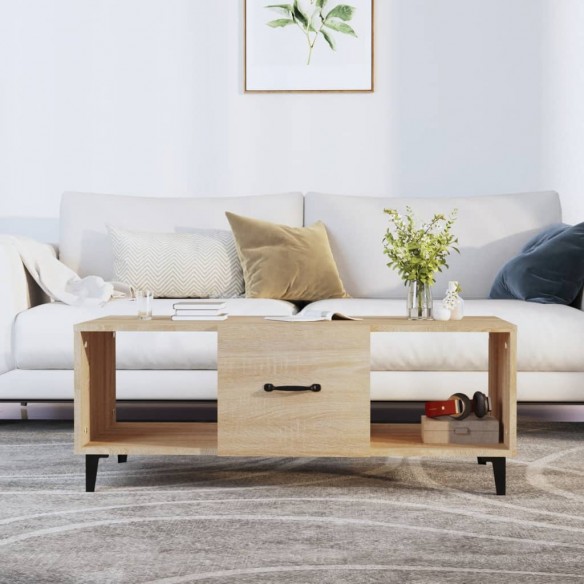 Table basse Chêne sonoma 102x50x40 cm 