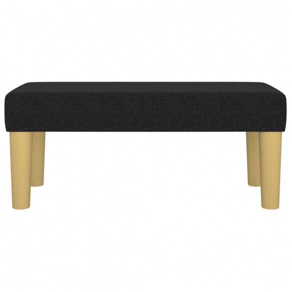 Banc Noir 70x30x30 cm Tissu Banc Noir 70x30x30 cm Tissu