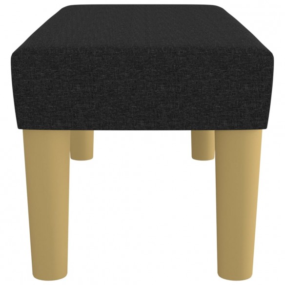 Banc Noir 70x30x30 cm Tissu Banc Noir 70x30x30 cm Tissu