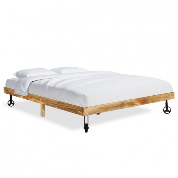 Lit Bois massif de manguier 200 x 200 cm