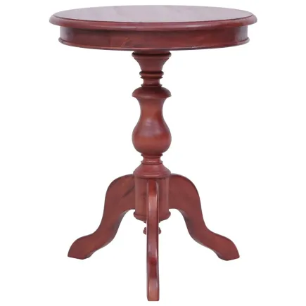 Table d'appoint Marron 50 x 50 x 65 cm Bois d'acajou massif 2