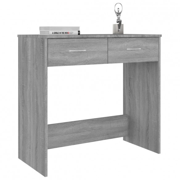 Bureau Sonoma gris 80x40x75 cm  Bureau Sonoma gris 80x40x75 cm