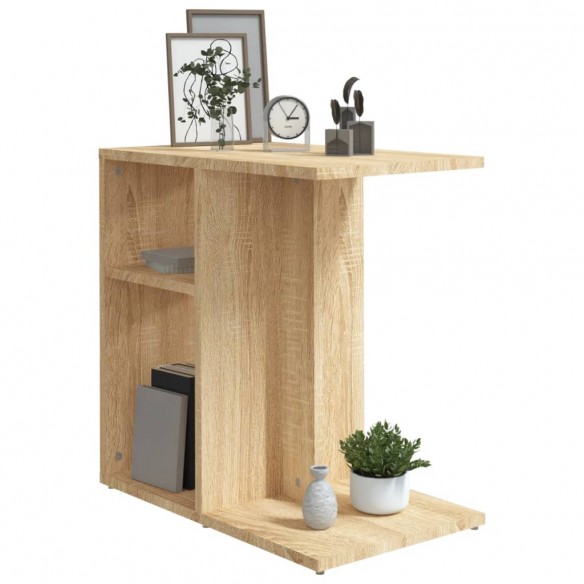 Table d'appoint Chêne sonoma 50x30x50 cm Aggloméré Table d'appoint Chêne sonoma 50x30x50 cm Aggloméré