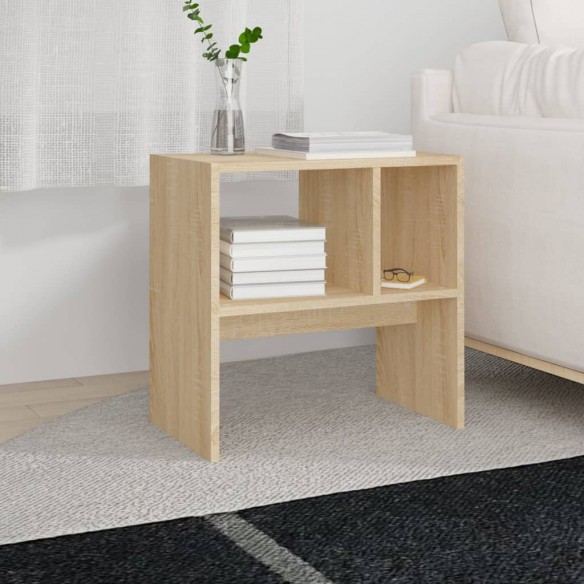 Table d'appoint Chêne sonoma 50x30x50 cm Aggloméré Table d'appoint Chêne sonoma 50x30x50 cm Aggloméré