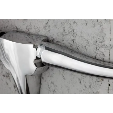 Trophée mural 100 cm en Tête de taureau teinté argent 2