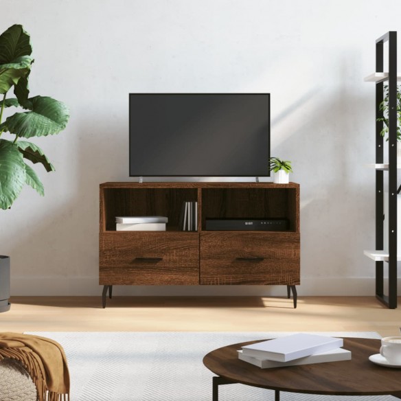 Meuble TV Chêne marron 80x36x50 cm 
