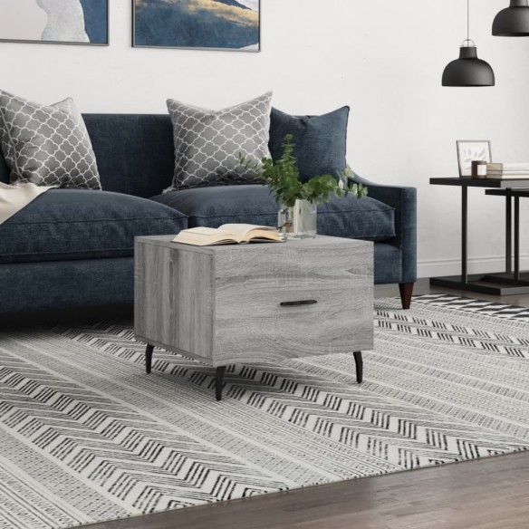 Table basse Sonoma gris 50x50x40 cm 