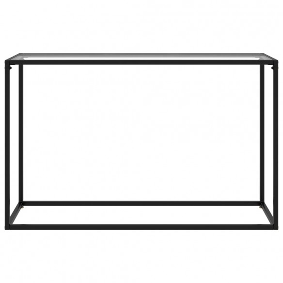 Table console Transparent 120x35x75 cm Verre trempé