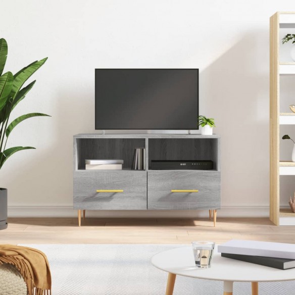 Meuble TV Sonoma gris 80x36x50 cm 