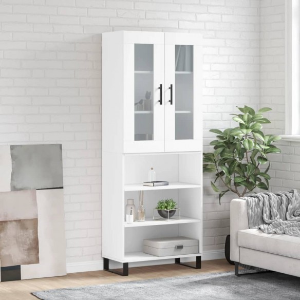 Buffet haut Blanc 69,5x34x180 cm 