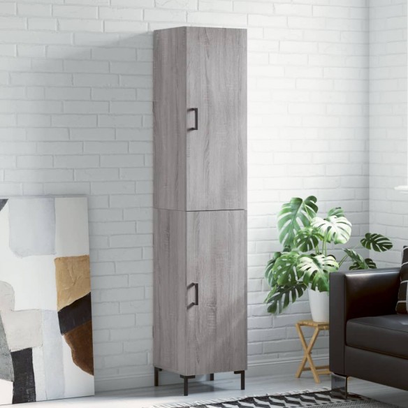 Buffet haut Sonoma gris 34,5x34x180 cm 