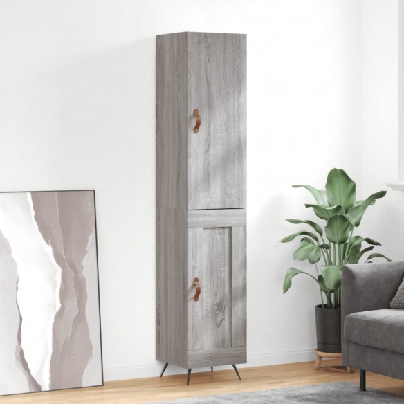 Buffet haut Sonoma gris 34,5x34x180 cm 