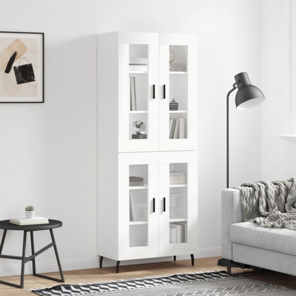 Buffet haut Blanc 69,5x34x180 cm 