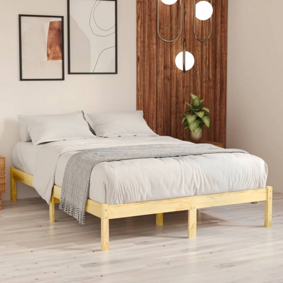 Lit bois massif 150x200 cm très grand