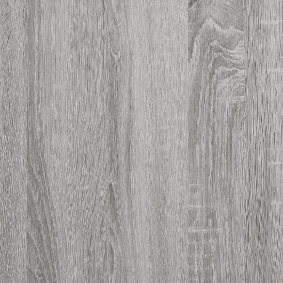 Coiffeuse avec miroir sonoma gris 96x39x142 cm