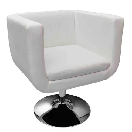 Tabouret de bar Blanc Similicuir 2