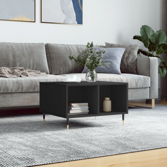 Table basse Noir 60x50x36,5 cm 