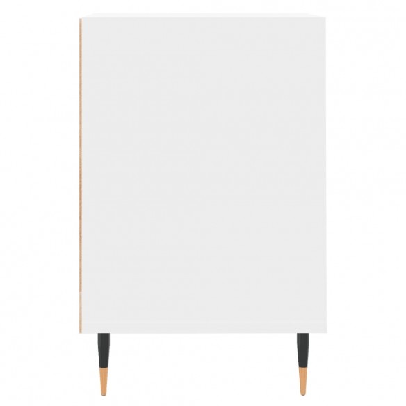 Meuble TV Blanc 100x35x55 cm 