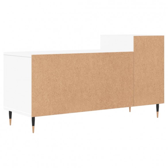 Meuble TV Blanc 100x35x55 cm 