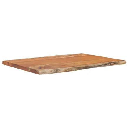Table d'appoint 50x40x2,5cm bois massif acacia bordure assortie 2