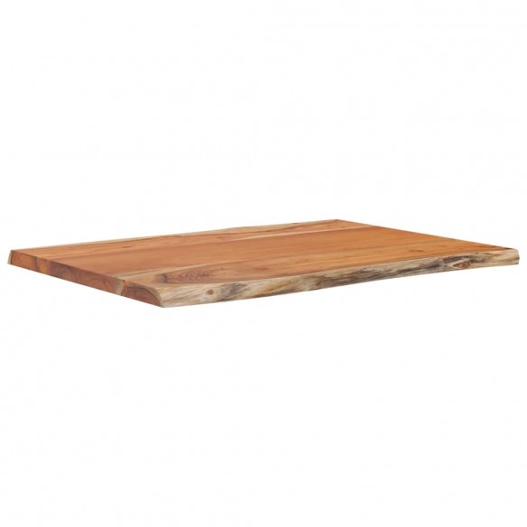Table d'appoint 50x40x2,5cm bois massif acacia bordure assortie Table d'appoint 50x40x2,5cm bois massif acacia bordure assortie