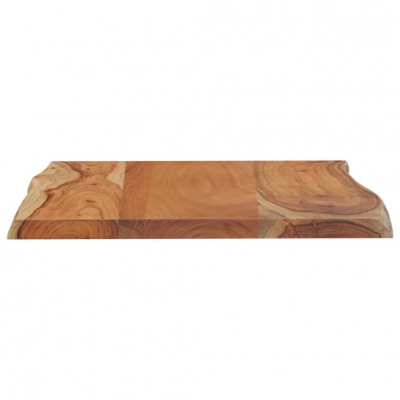 Table d'appoint 50x40x2,5cm bois massif acacia bordure assortie Table d'appoint 50x40x2,5cm bois massif acacia bordure assortie