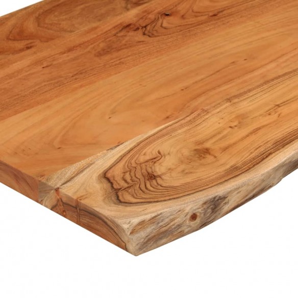 Table d'appoint 50x40x2,5cm bois massif acacia bordure assortie Table d'appoint 50x40x2,5cm bois massif acacia bordure assortie