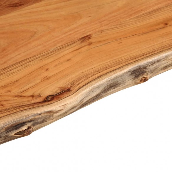 Table d'appoint 50x40x2,5cm bois massif acacia bordure assortie Table d'appoint 50x40x2,5cm bois massif acacia bordure assortie