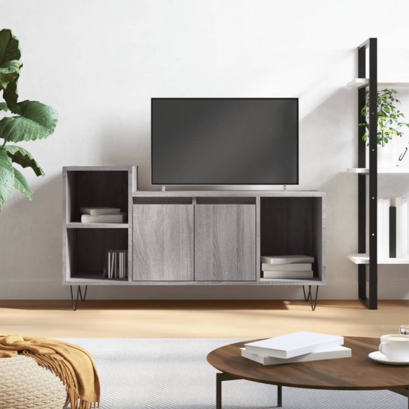 Meuble TV Sonoma gris 100x35x55 cm 