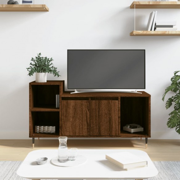 Meuble TV Chêne marron 100x35x55 cm 