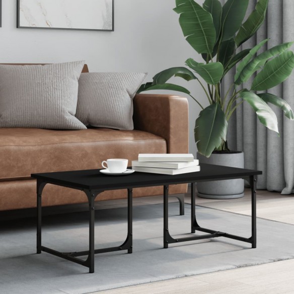 Table basse Noir 90x50x35 cm 