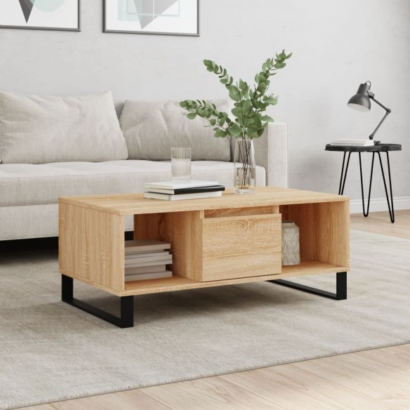 Table basse Chêne sonoma 90x50x36,5 cm 