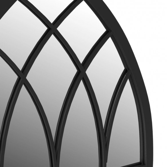 Miroir Noir 100x45 cm Fer pour utilisation à l'intérieur Miroir Noir 100x45 cm Fer pour utilisation à l'intérieur
