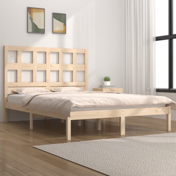 Lit bois de pin massif 180x200 cm super king