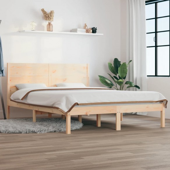 Lit Bois de pin massif 160x200 cm