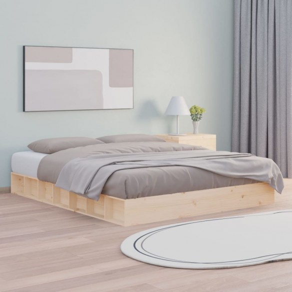 Lit 180x200 cm Super King Bois massif