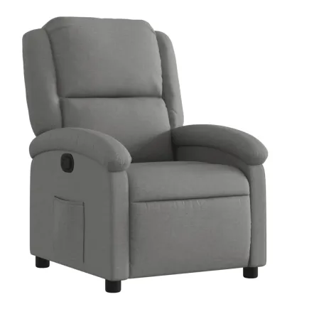 Fauteuil inclinable Gris foncé Tissu 2