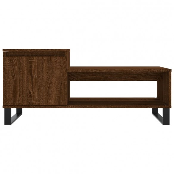Table basse Chêne marron 100x50x45 cm 