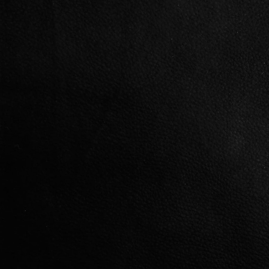 Banc à manger noir 62x32x45 cm acier et similicuir