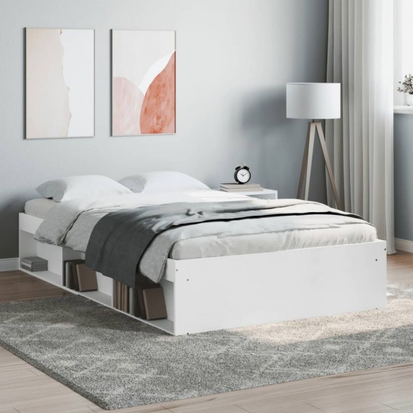Lit blanc 120x190 cm petit double