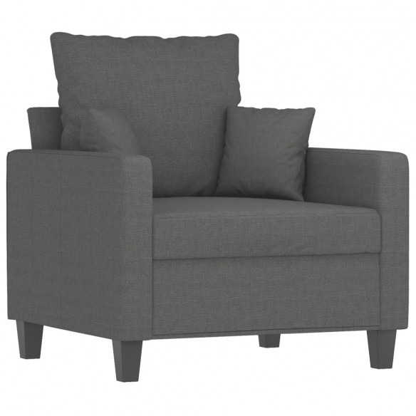 Fauteuil Gris foncé 60 cm Tissu Fauteuil Gris foncé 60 cm Tissu