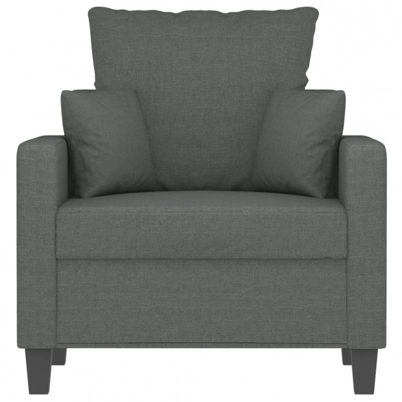 Fauteuil Gris foncé 60 cm Tissu Fauteuil Gris foncé 60 cm Tissu