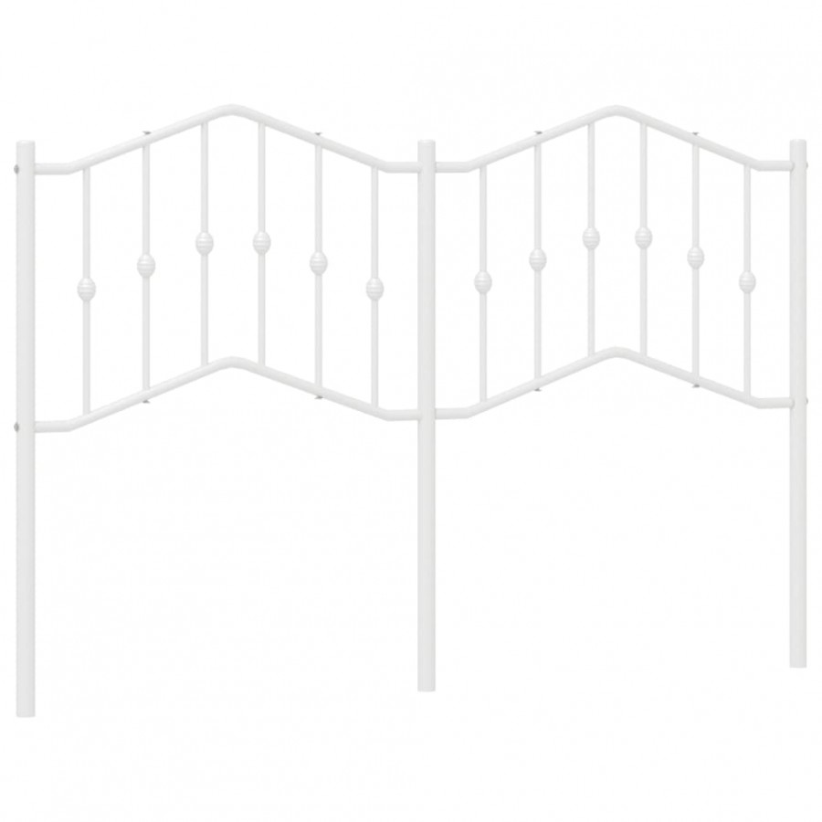 Tête de lit métal blanc 150 cm