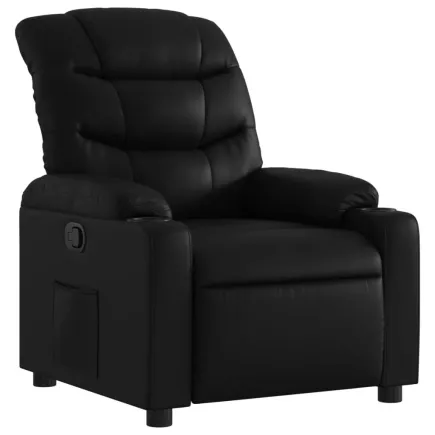 Fauteuil inclinable Noir Similicuir 2